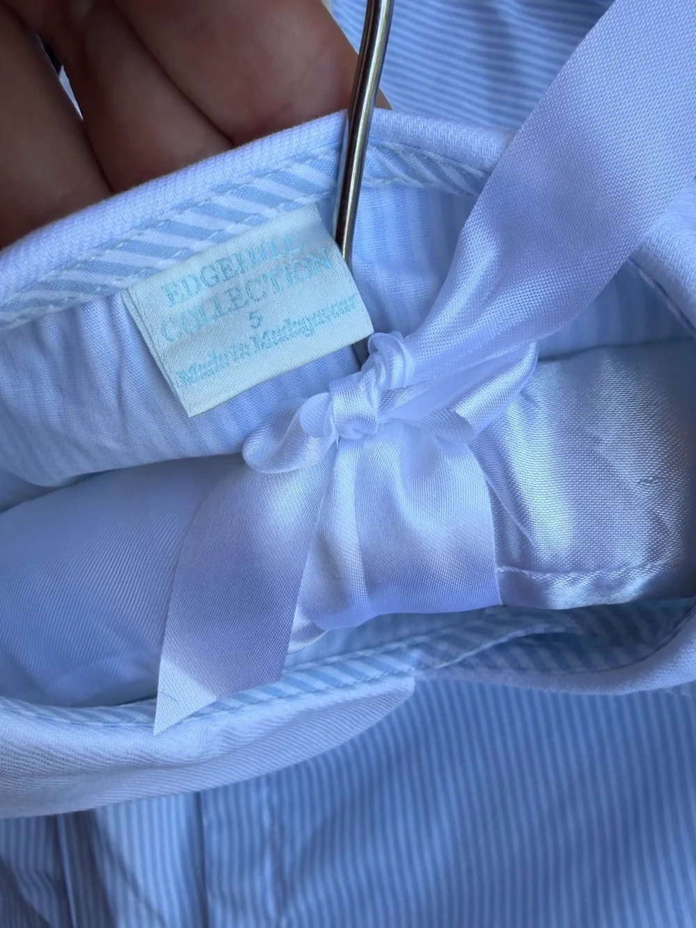 Edgehill Collection Little Boys Woven Stripe Shirt & Shorts Set 5 NWT